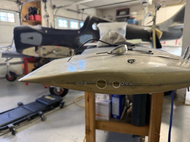 Jason Rouault Navigation/Strobe lights and other wing work – Legacy Build
